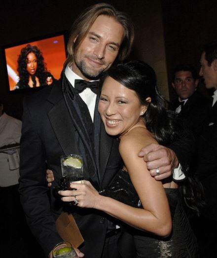 Yessica Kumala with her husband Josh Holloway